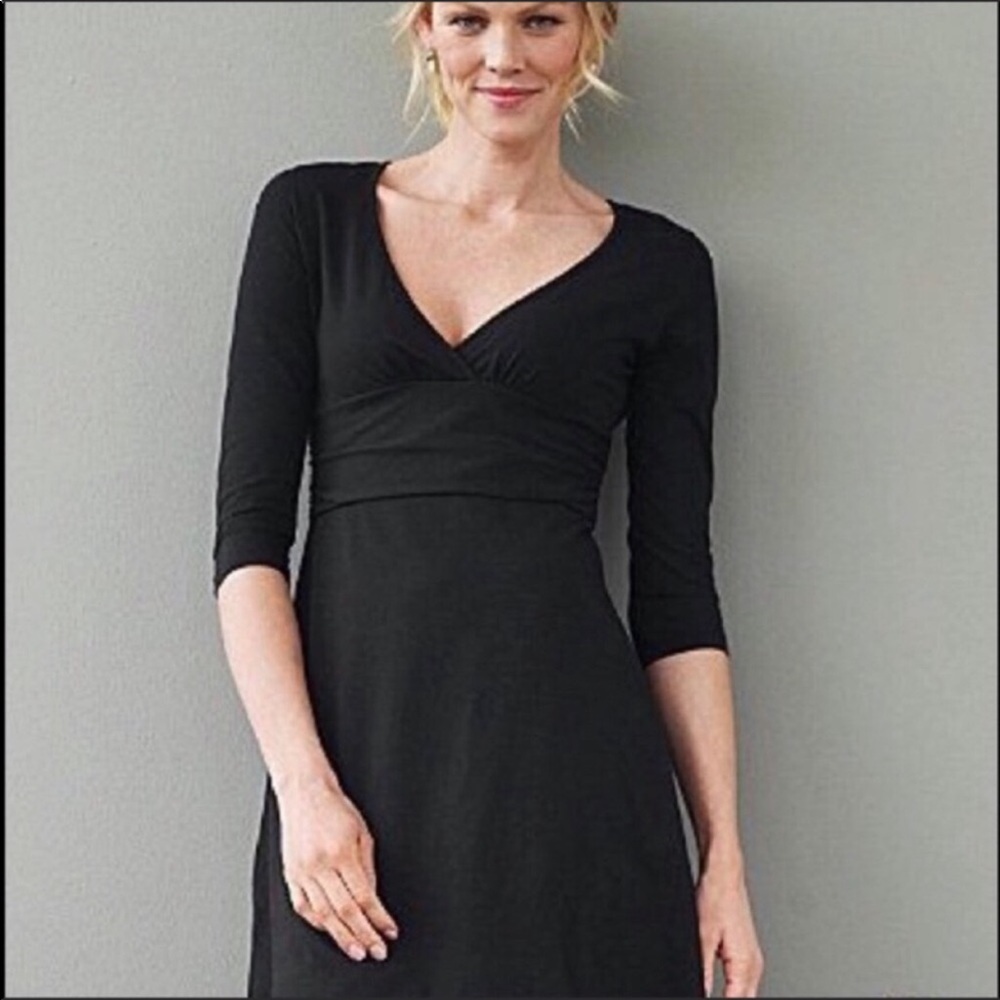 🌺Patagonia black faux overlapping style dress🌺